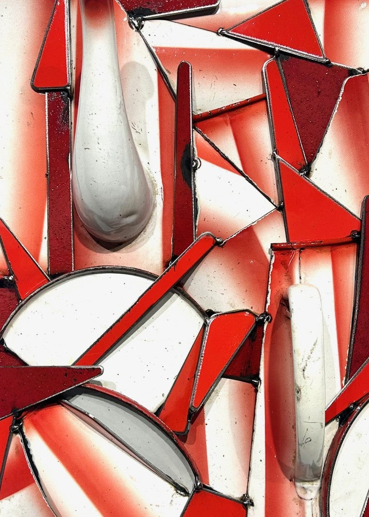 Abstraction Rouge et Blanche, 2026