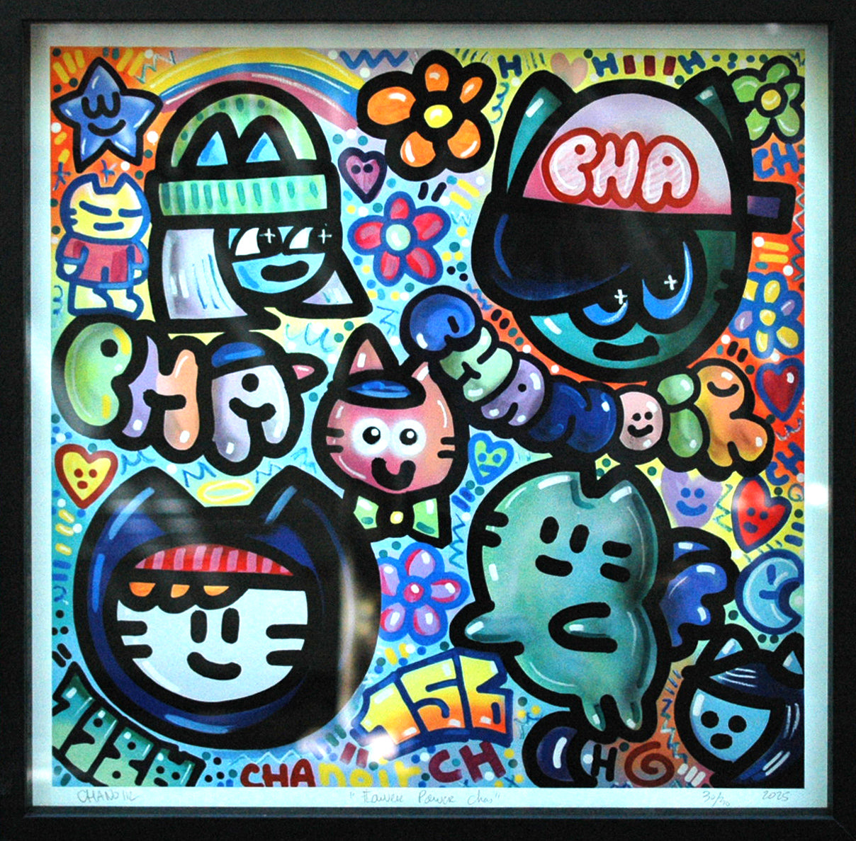 Flower Power Chas (Sérigraphie), 2025