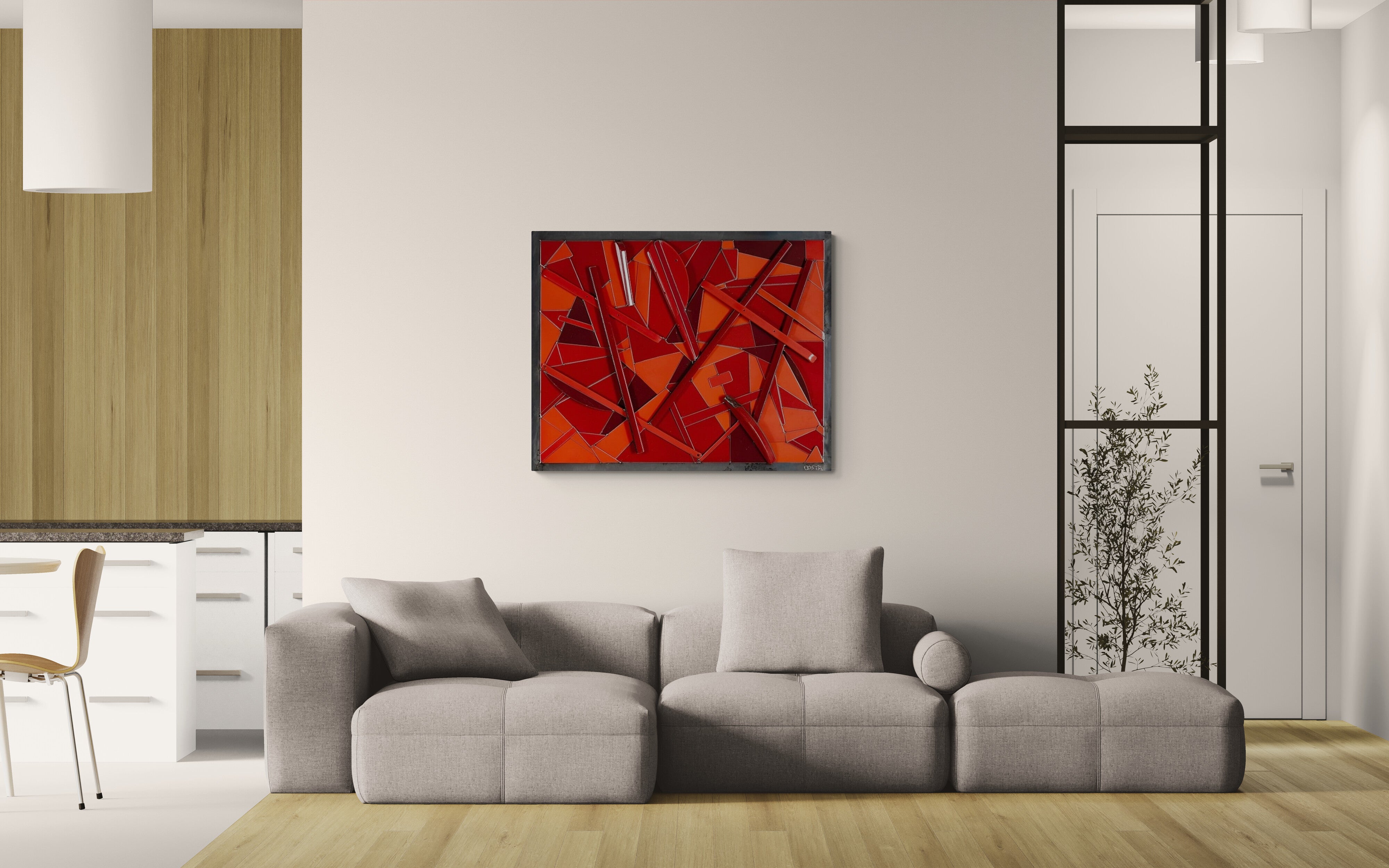 Abstraction Rouge, 2023