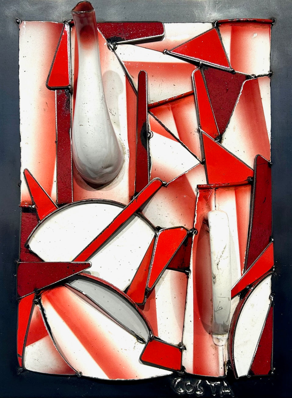 Abstraction Rouge et Blanche, 2026