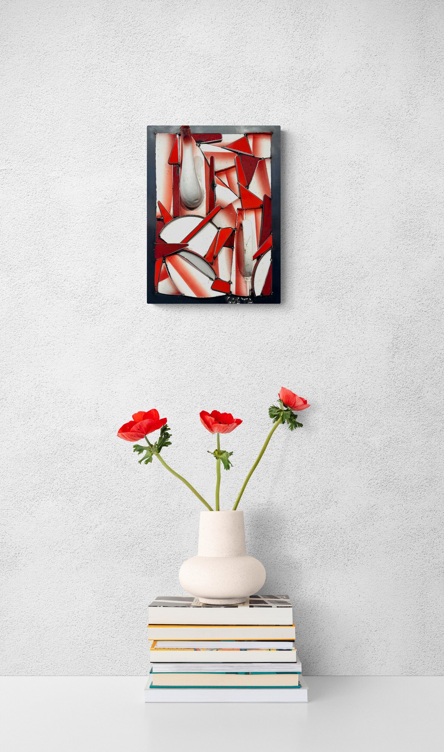 Abstraction Rouge et Blanche, 2026