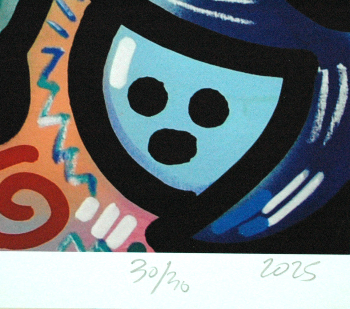 Flower Power Chas (Sérigraphie), 2025