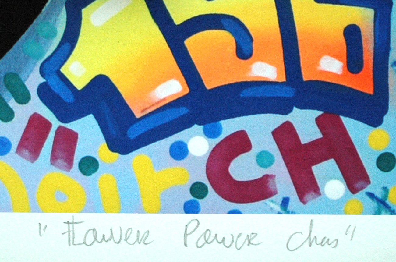 Flower Power Chas (Sérigraphie), 2025